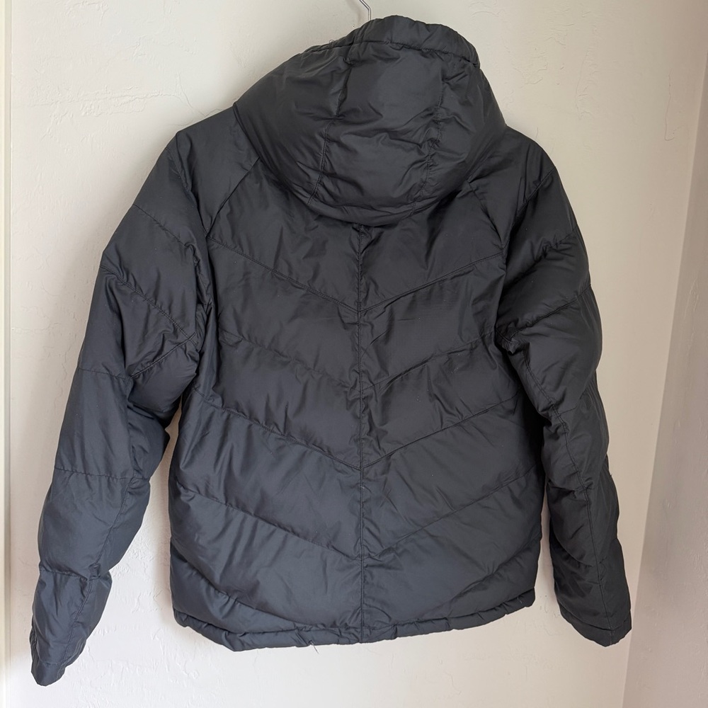 Nike Youth's Full Zip Black Puffer Winter Jacket with Hood Size XL - Picture 2 of 11
